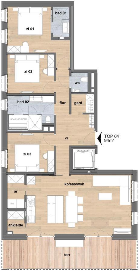 Apartmenthaus A24 Шрунс Екстер'єр фото